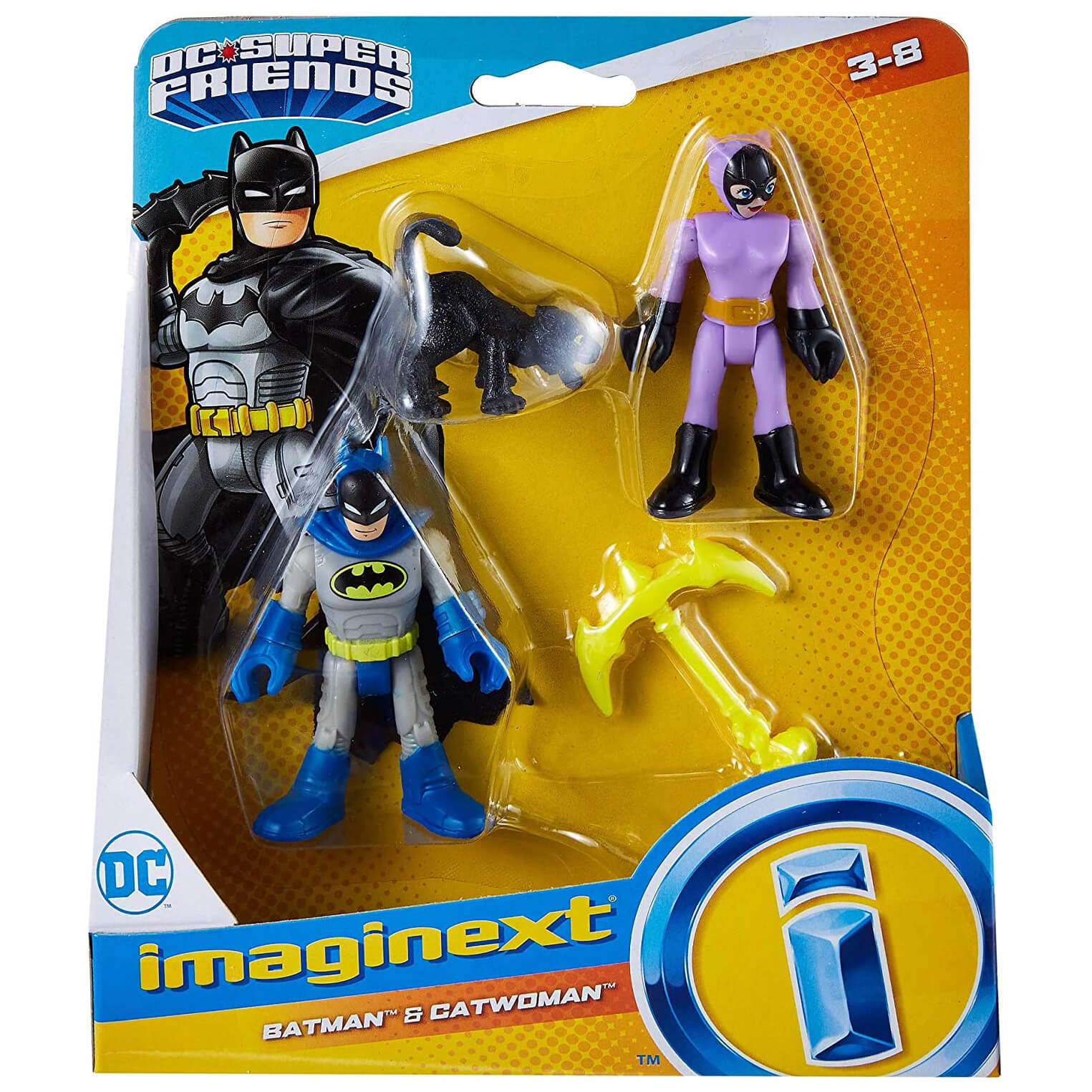 DC Super Friends Imaginext Batman & Catwomen Figures