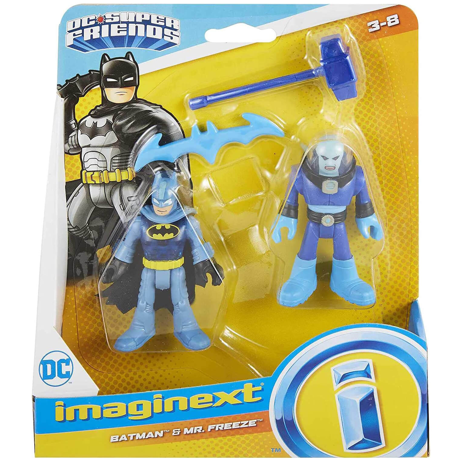 DC Super Friends Imaginext Batman & Mr. Freeze Figures