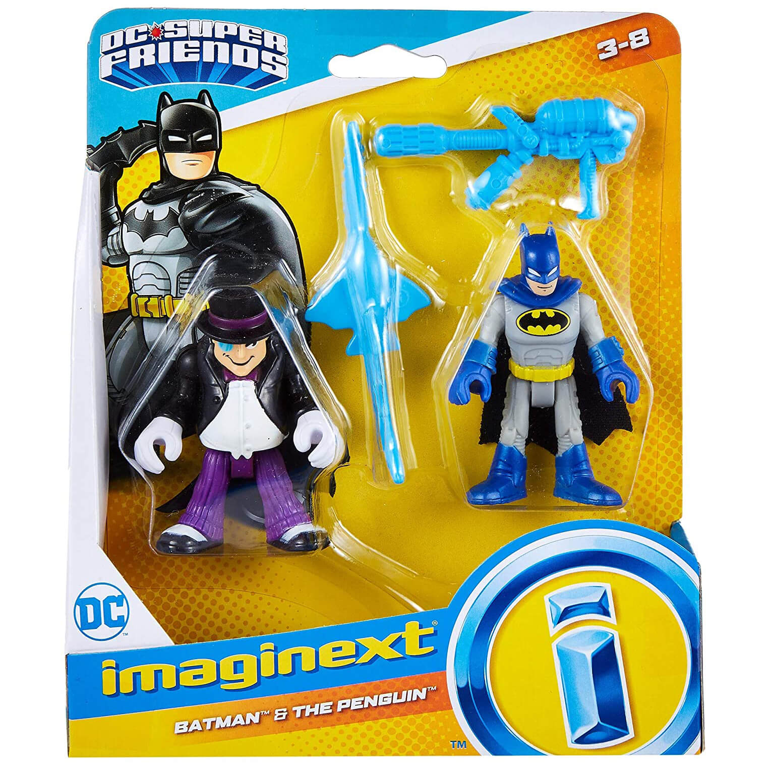 DC Super Friends Imaginext Batman & The Penguin Figures