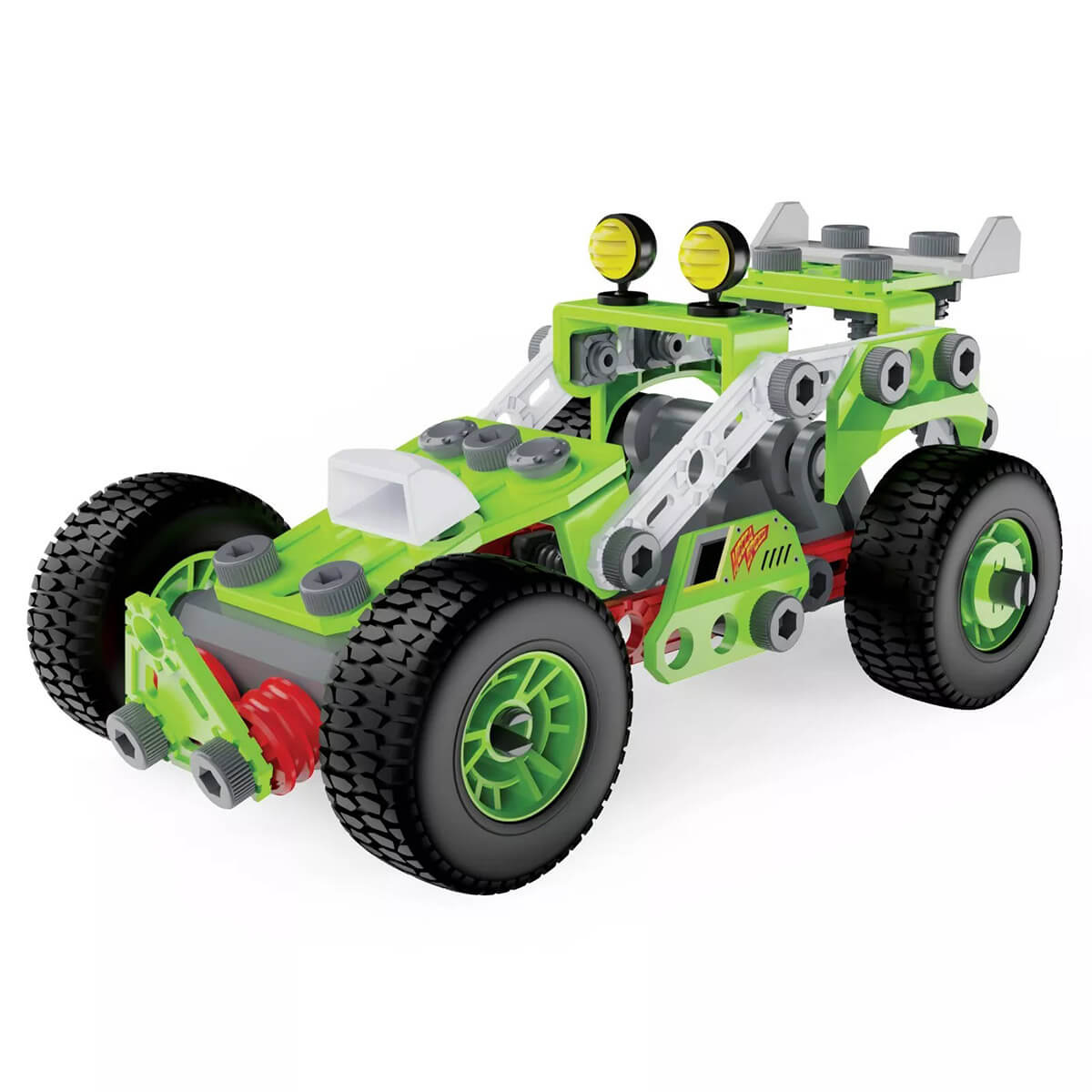 Erector by Meccano Discovery 3-in-1 Deluxe Pull-Back Buggy Kit