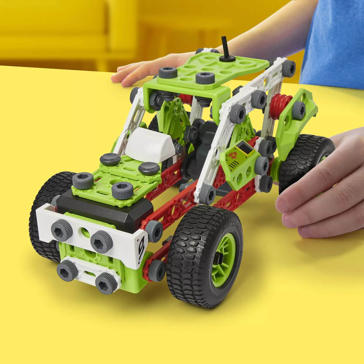 Erector by Meccano Discovery 3-in-1 Deluxe Pull-Back Buggy Kit