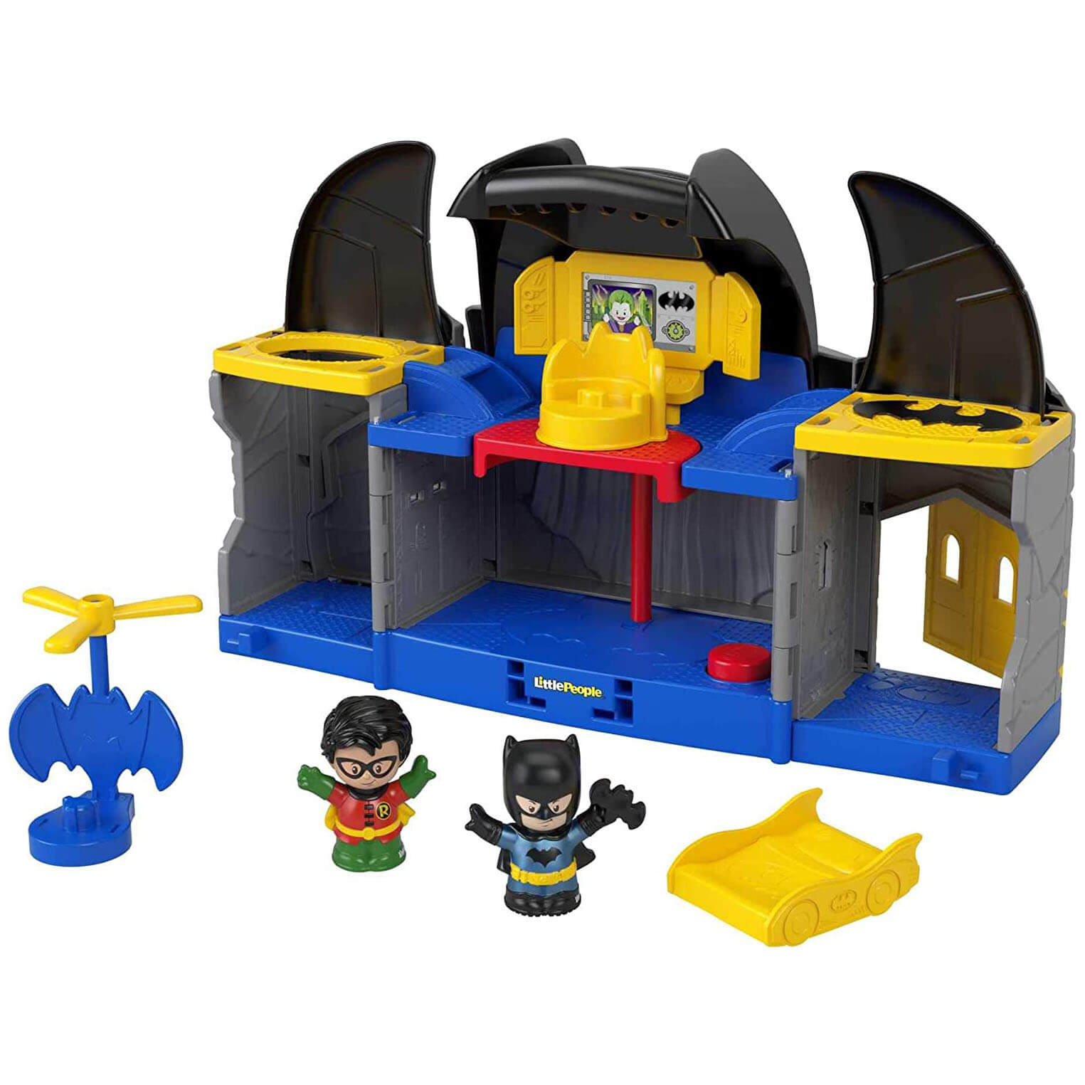 Little People DC Super Friends Batcave Action Figure Playset