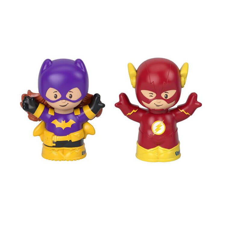 Fisher-Price Little People DC Superfriends Batgirl and The Flash Figure Set