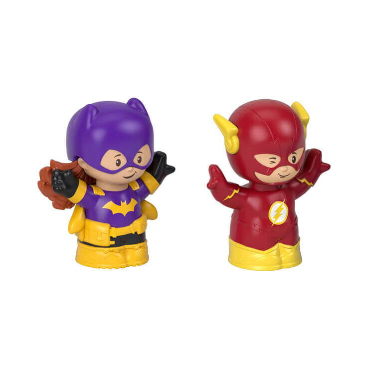 Fisher-Price Little People DC Superfriends Batgirl and The Flash Figure Set