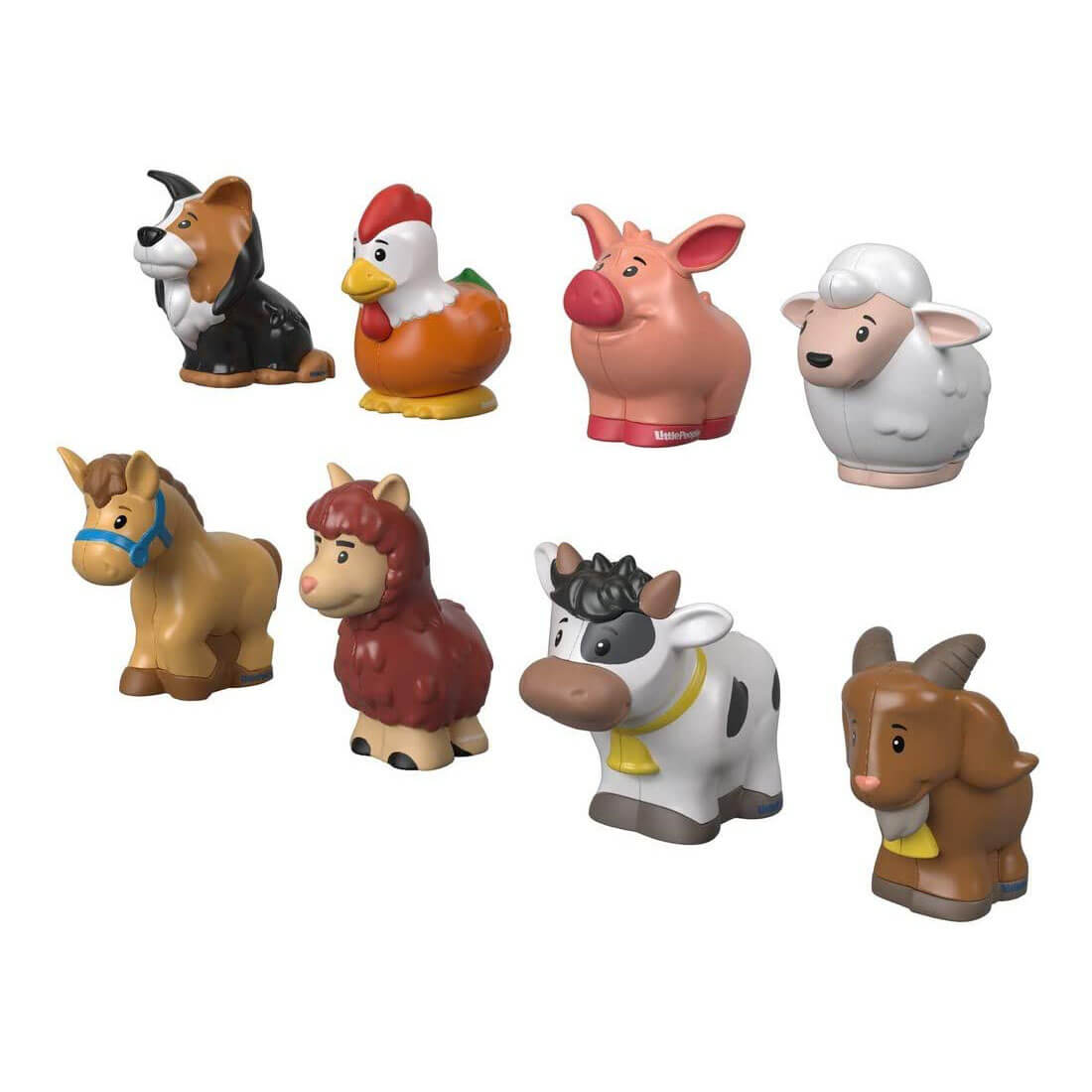 Fisher-Price Little People Farm Animal Friends, Set of 8 Animal Figures