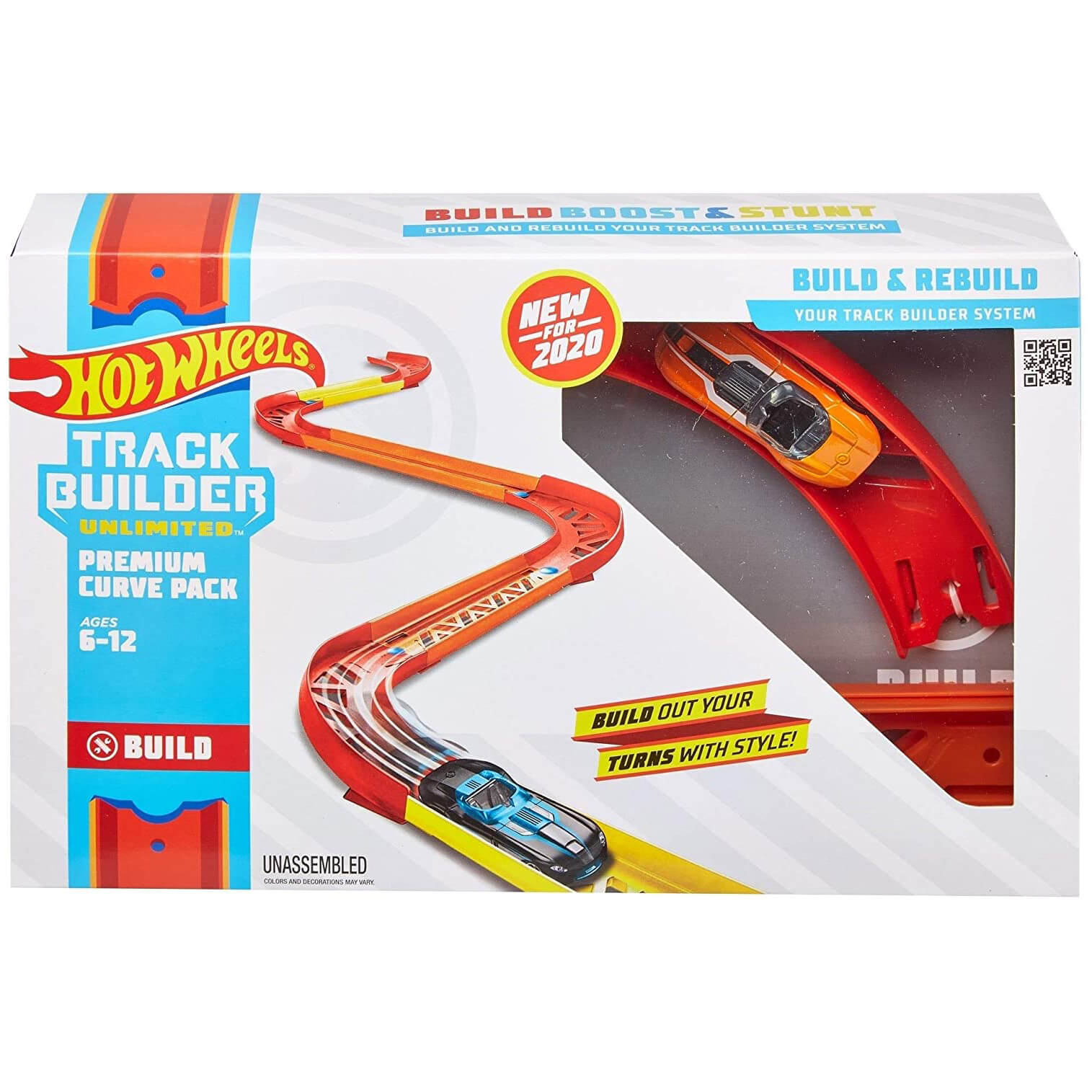 Hot Wheels Track Builder Unlimited Super-8 Kit with a 1:64 scale