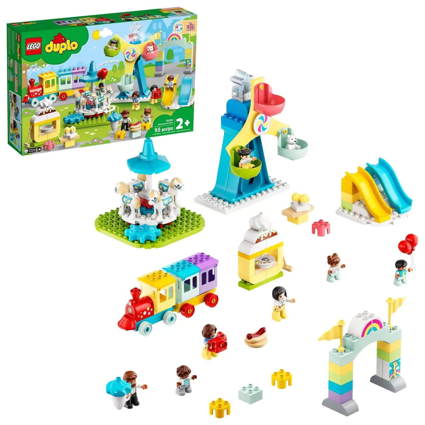 LEGO DUPLO Town Amusement Park 95 Piece Building Set (10956)