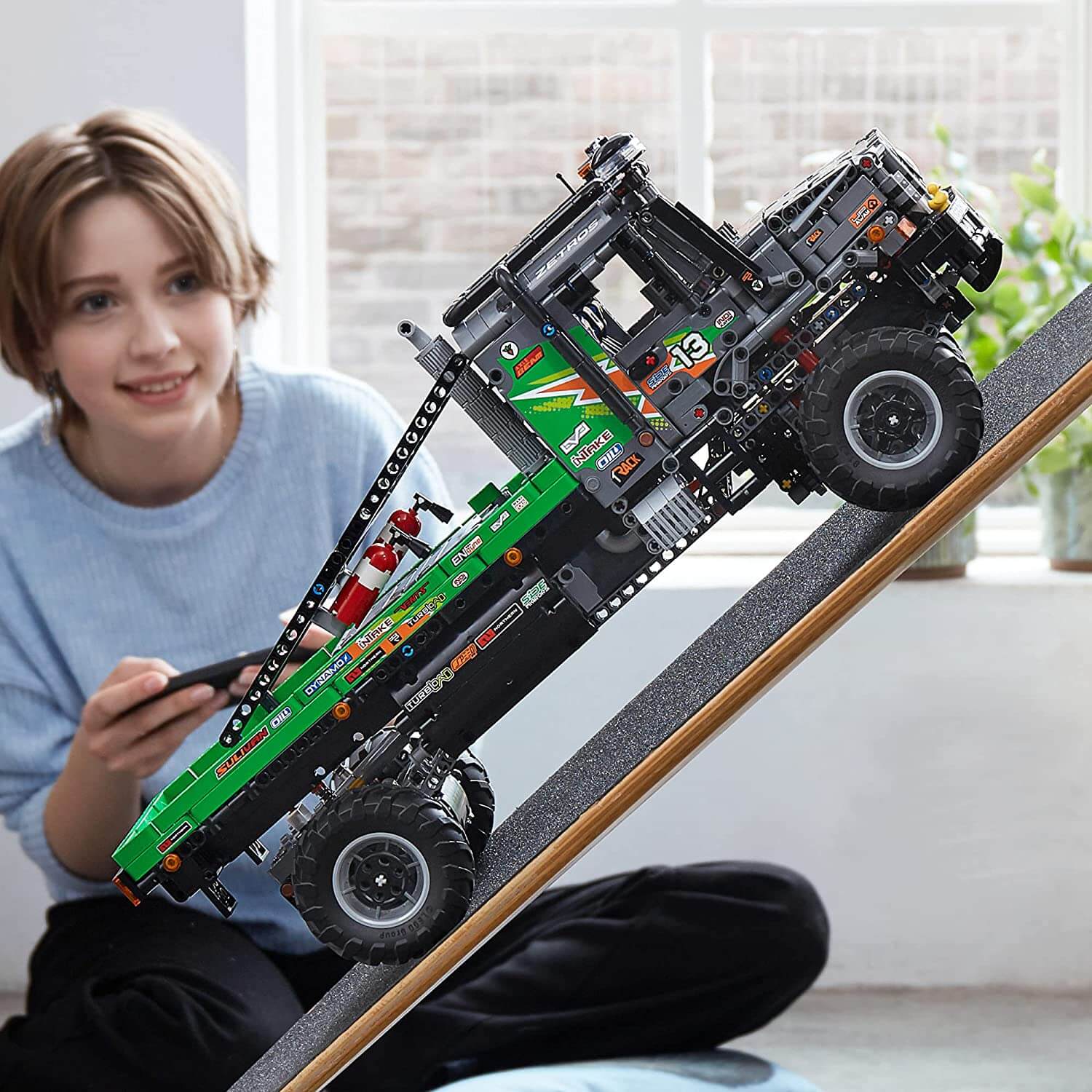 LEGO Technic 4x4 Mercedes-Benz Zetros Trial Truck 2110 Piece Building Set (42129)