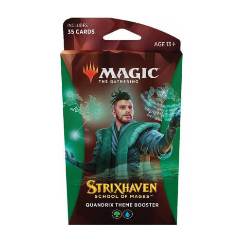 Magic the Gathering TCG Strixhaven School of Mages Quandrix Theme Booster