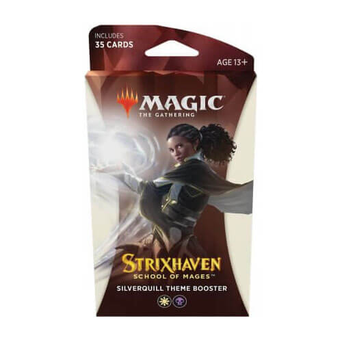 Magic the Gathering TCG Strixhaven School of Mages Silverquill Theme Booster