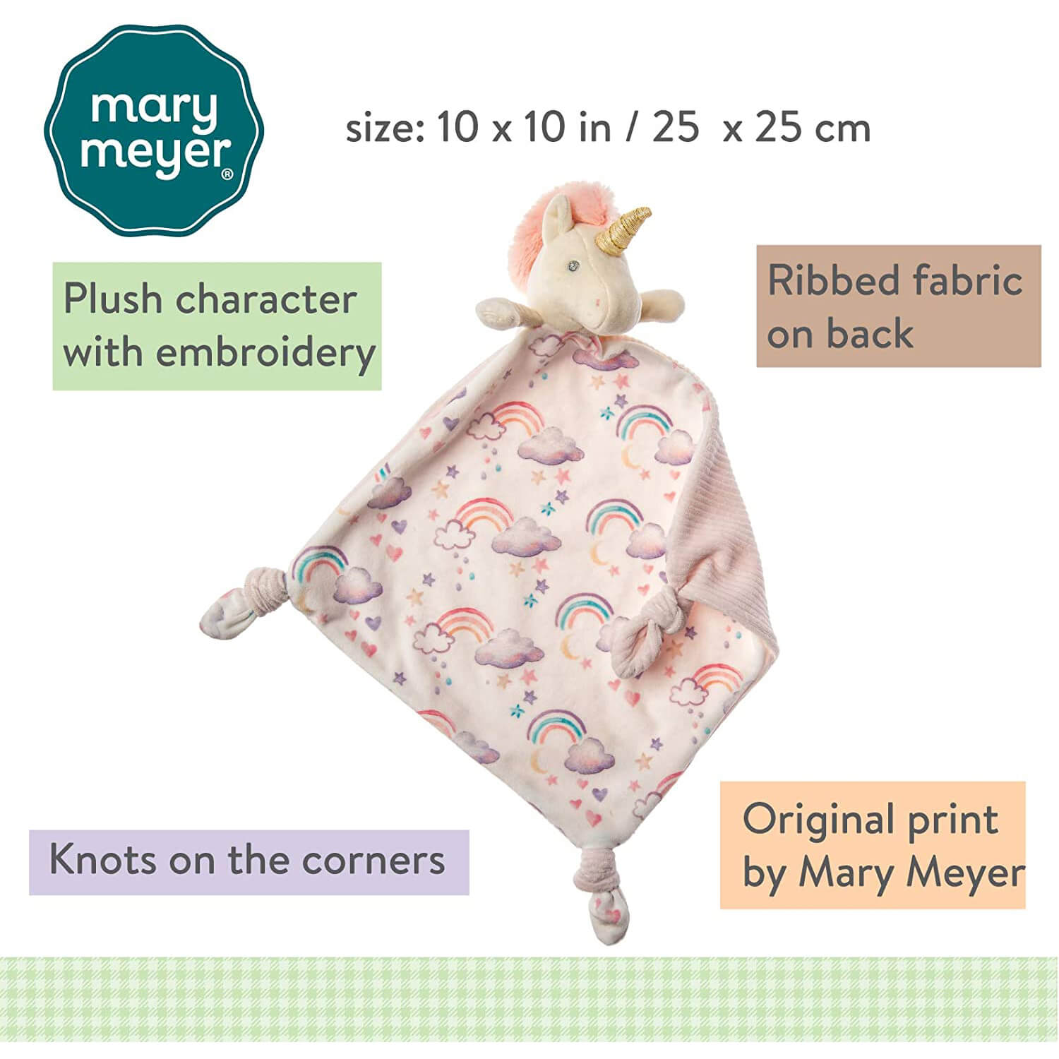 Mary Meyer Little Knottie Unicorn Blanket