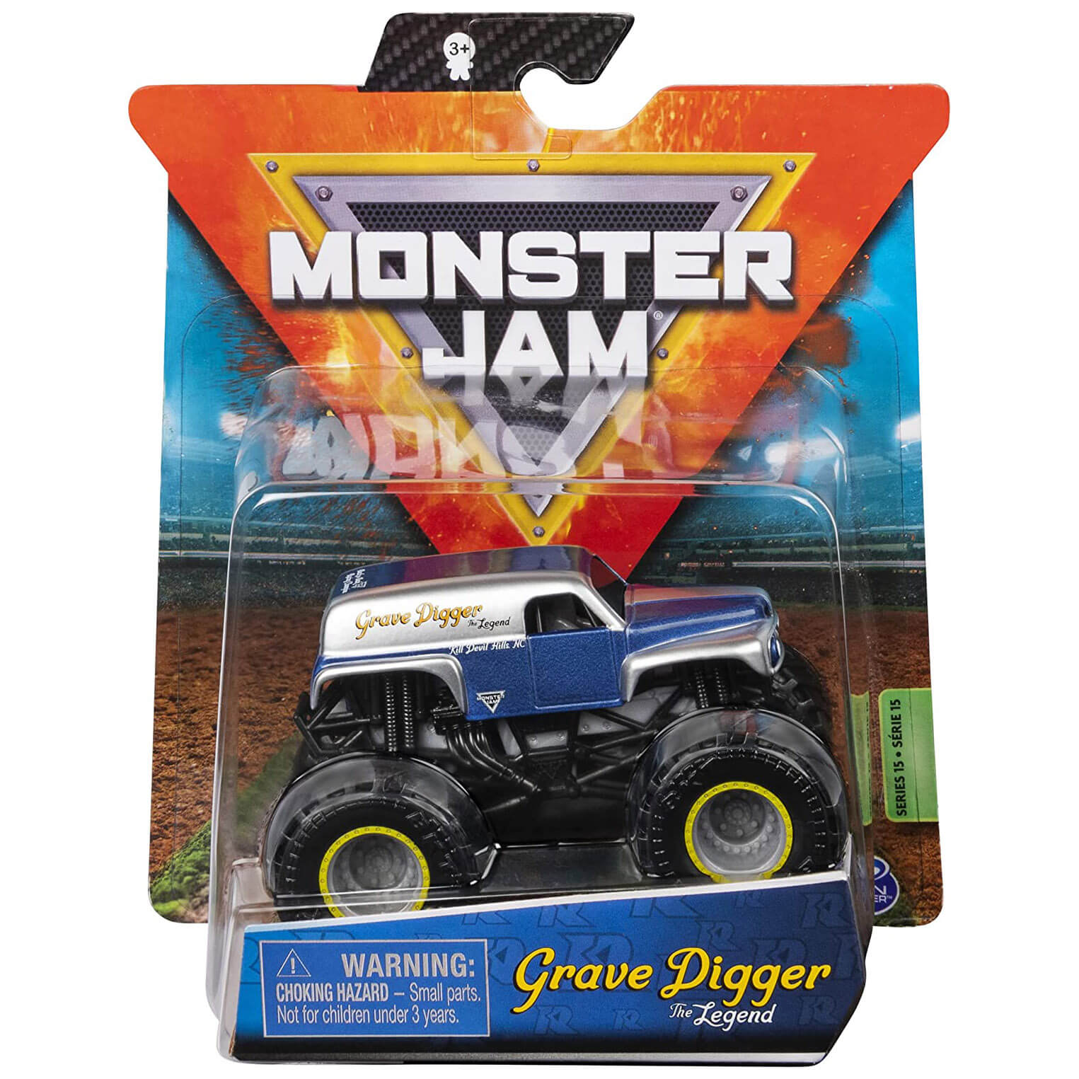 Monster Jam Grave Digger the Legend 1:64 Scale Diecast Vehicle