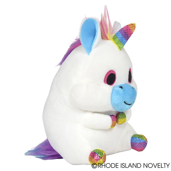 Rhode Island Novelty 5" Belly Buddy Unicorn Plush