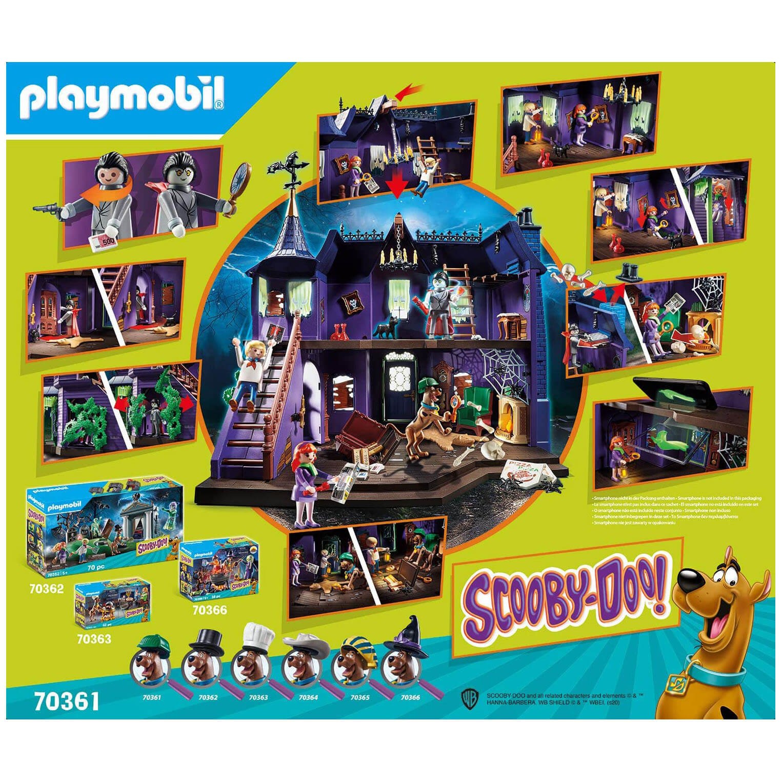 PLAYMOBIL Scooby-Doo! Adventure in the Mystery Mansion (70361)