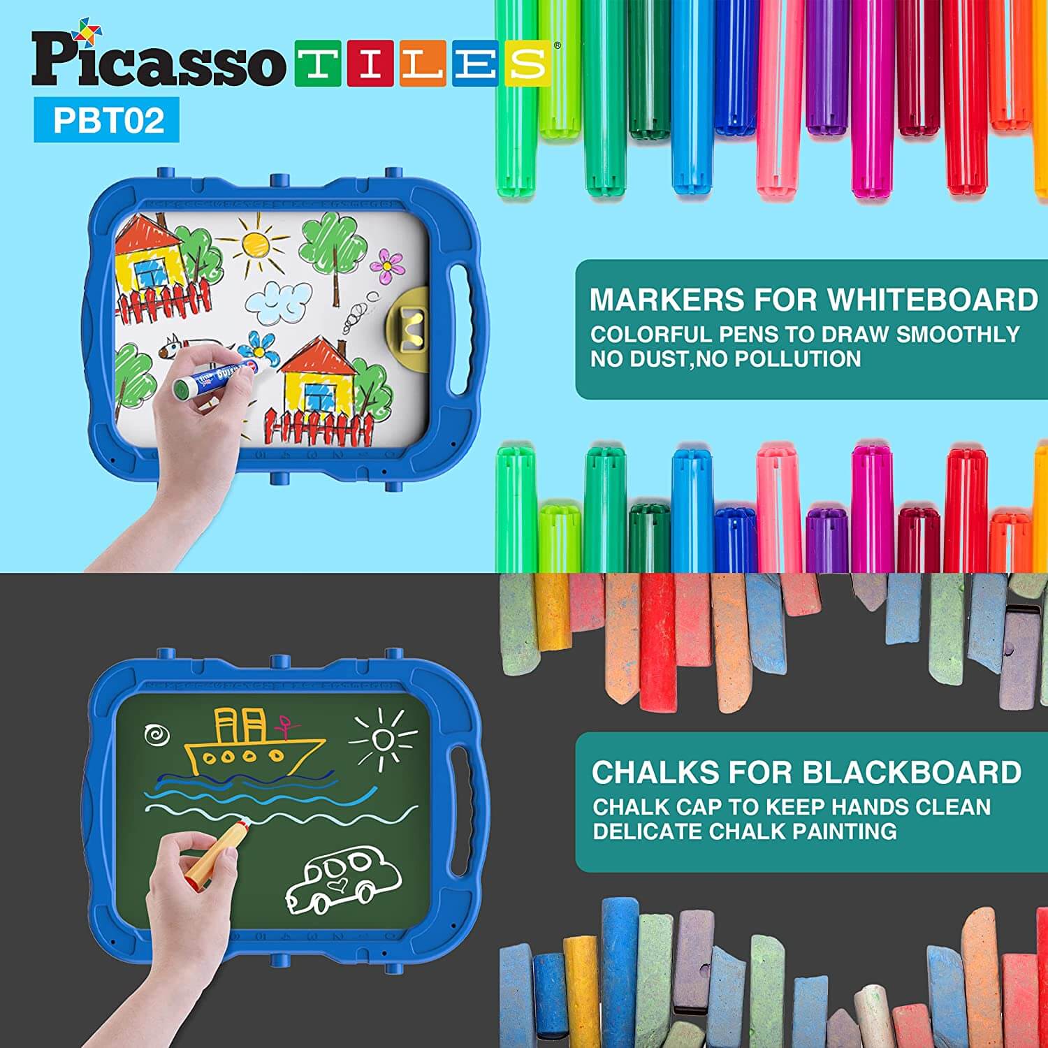 PicassoTiles All-In-One Art Easel