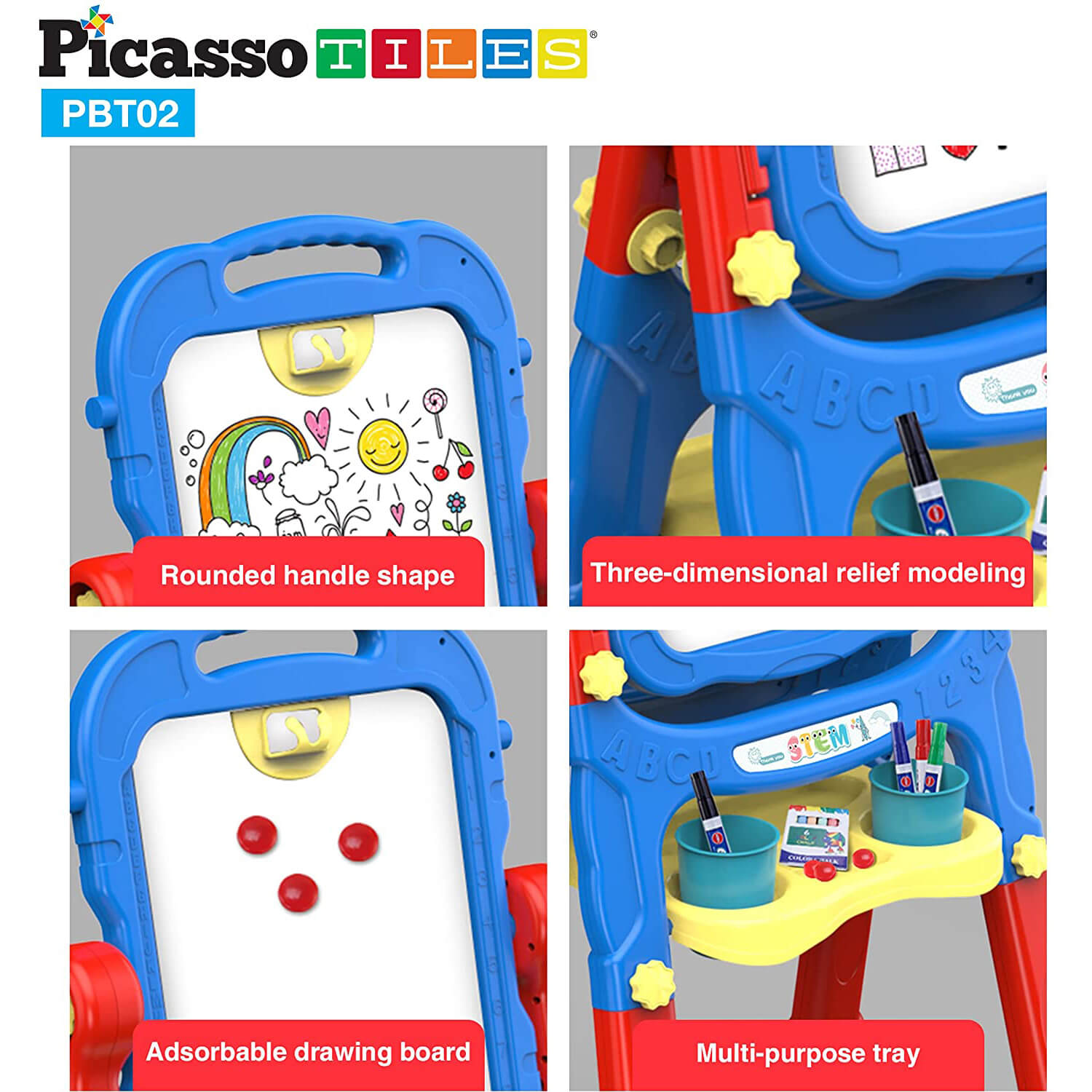 PicassoTiles All-In-One Art Easel