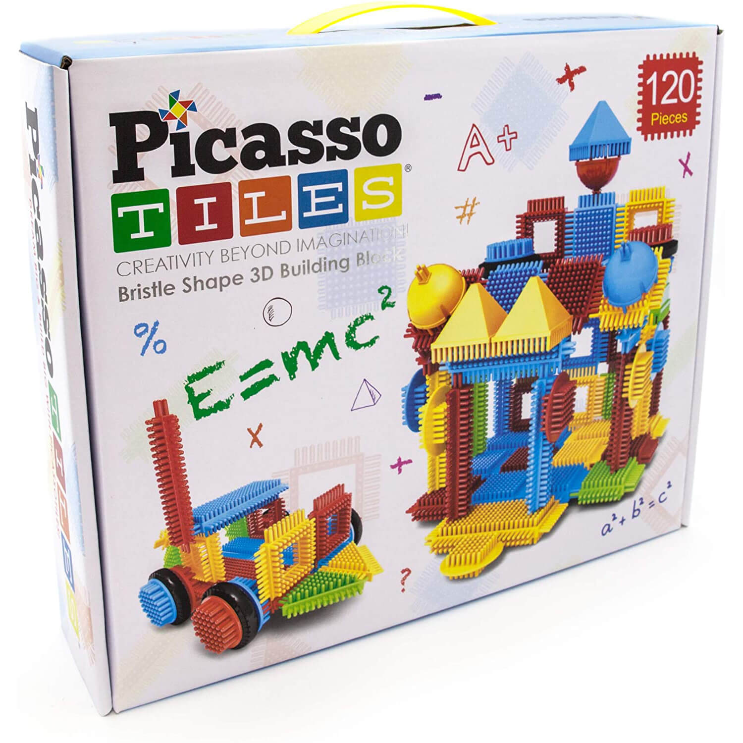 PicassoTiles Bristle 120 Piece Building Set