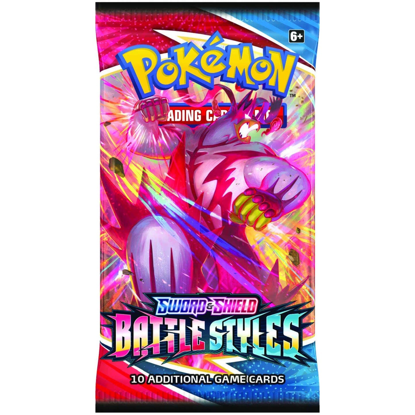 Pokemon TCG Sword & Shield Battle Styles 3-Pack Blister with Coin and Eevee