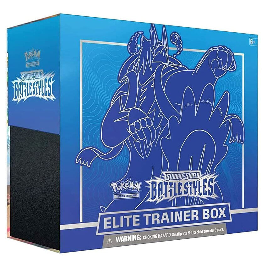 Pokemon TCG Sword & Shield Battle Styles Blue Elite Trainer Box