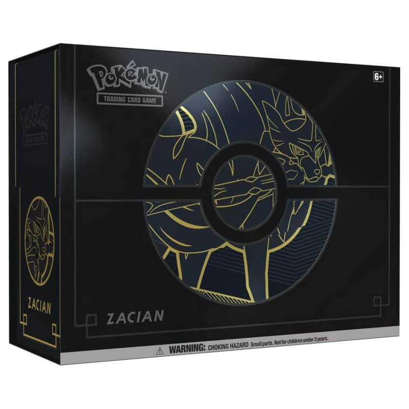 Pokemon TCG Sword & Shield Zacian Elite Trainer Box PLUS