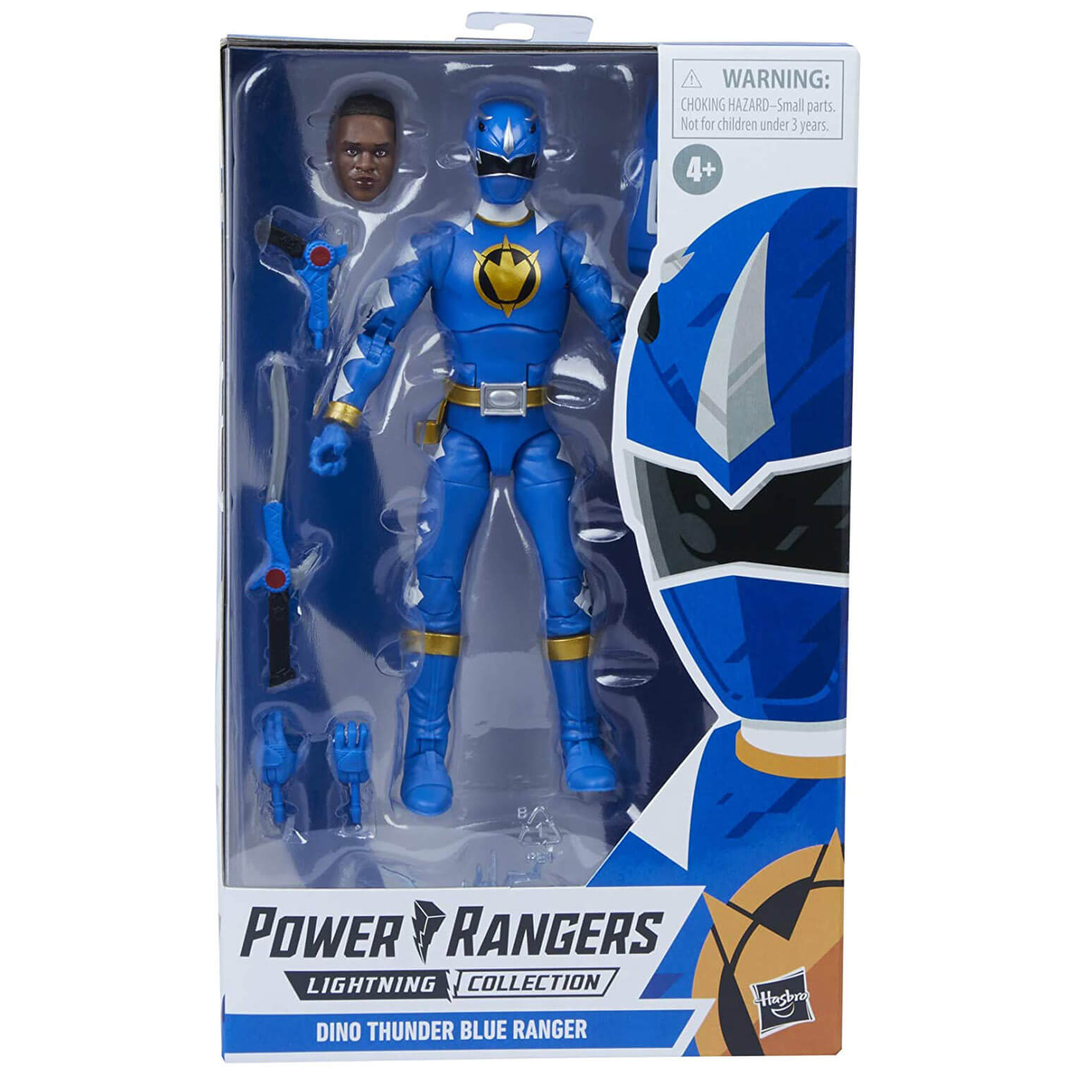 Power Rangers Lightning Collection Dino Thunder Blue Ranger 6"