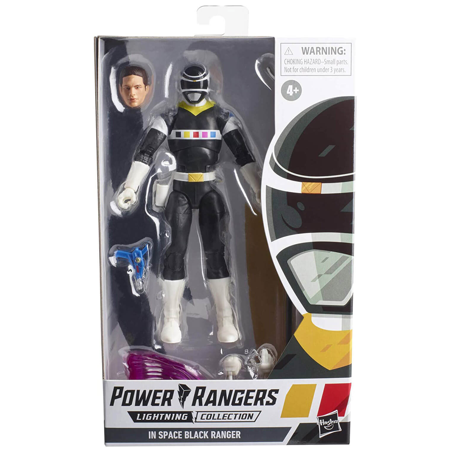 Power Rangers Lightning Collection In Space Black Ranger Figure