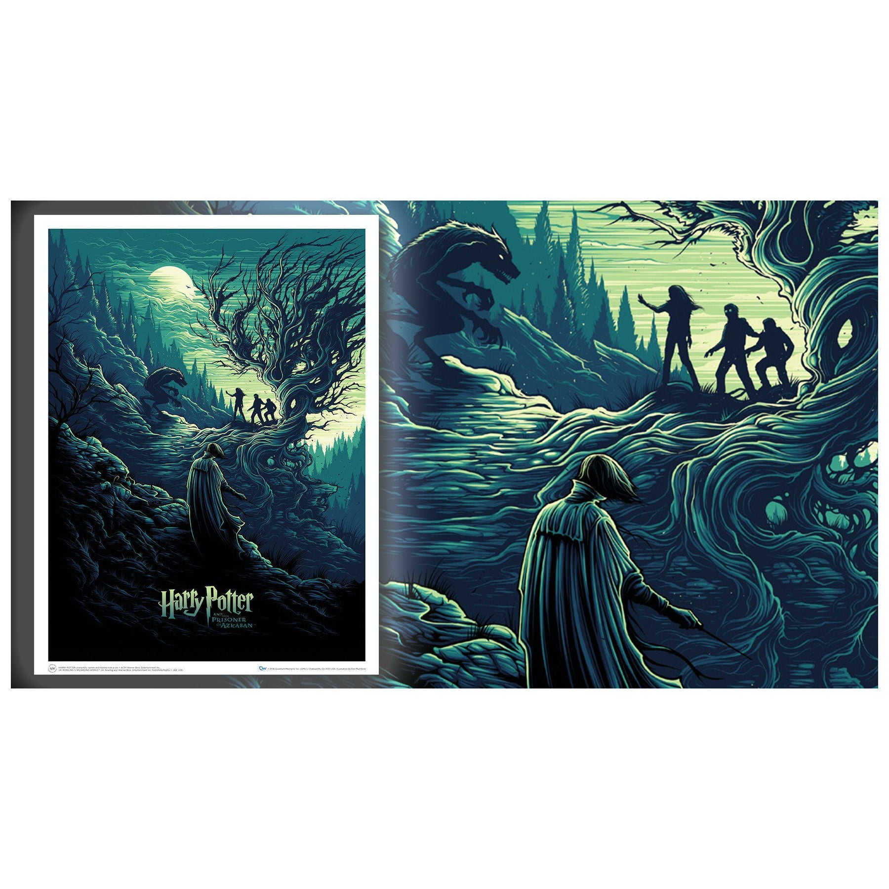 QMx Harry Potter& The Shadow of the WerewolfArt PrintArt By: Dan MumfordSize: 18"x24"