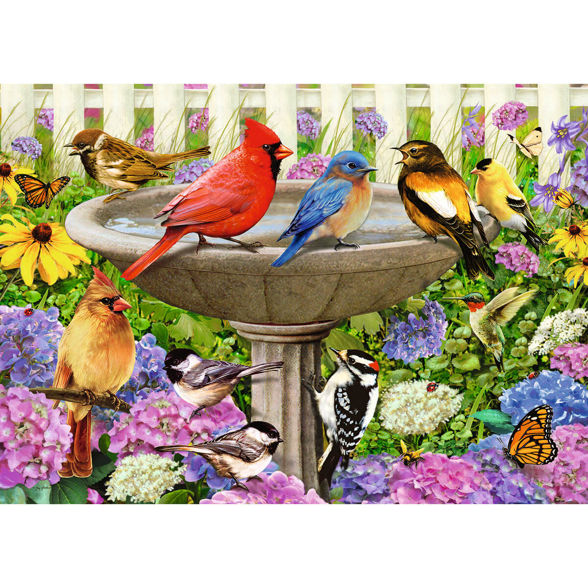 Ravensburger At the Birdbath 500 Piece Large Format Puzzle