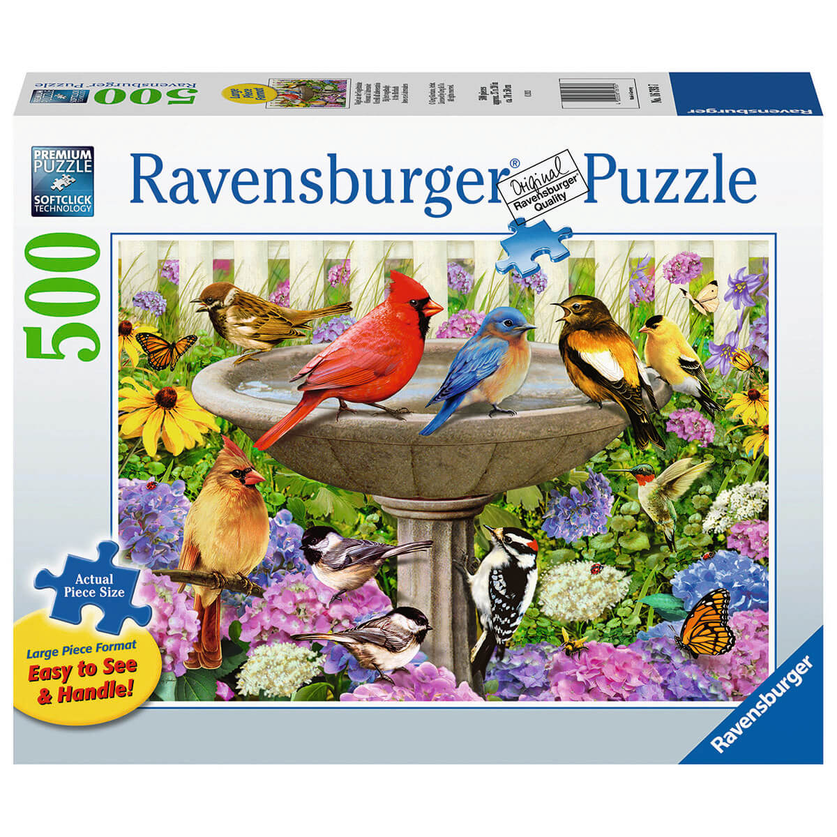Ravensburger At the Birdbath 500 Piece Large Format Puzzle