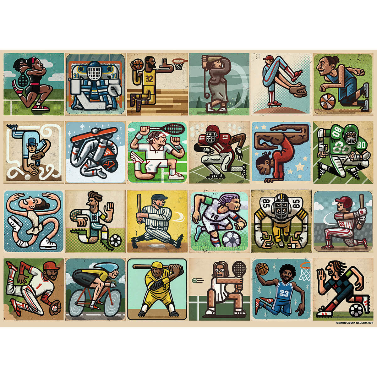 Ravensburger Awesome Athletes 300 Piece Puzzle