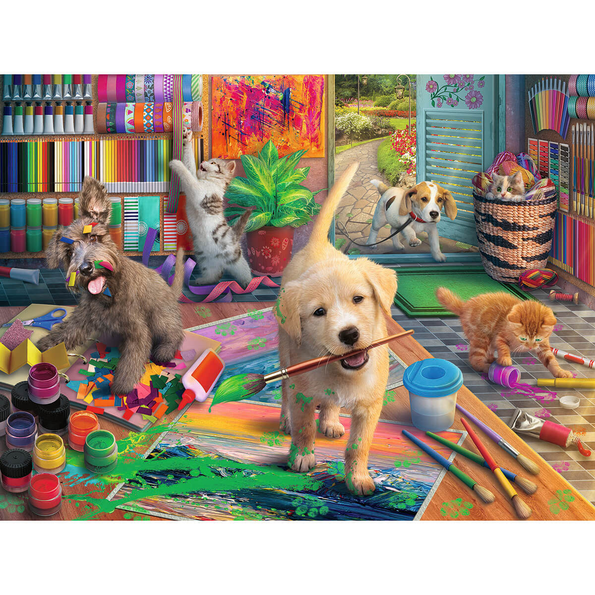 Ravensburger Cute Crafters 750 Piece Large Format  Puzzle