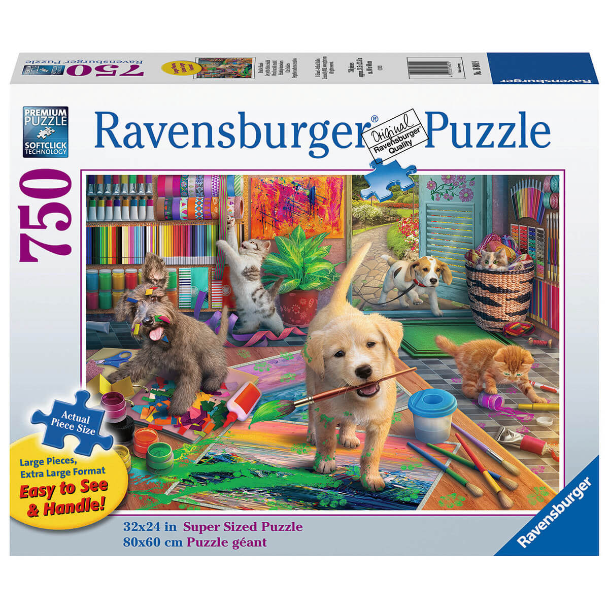 Ravensburger Cute Crafters 750 Piece Large Format Puzzle