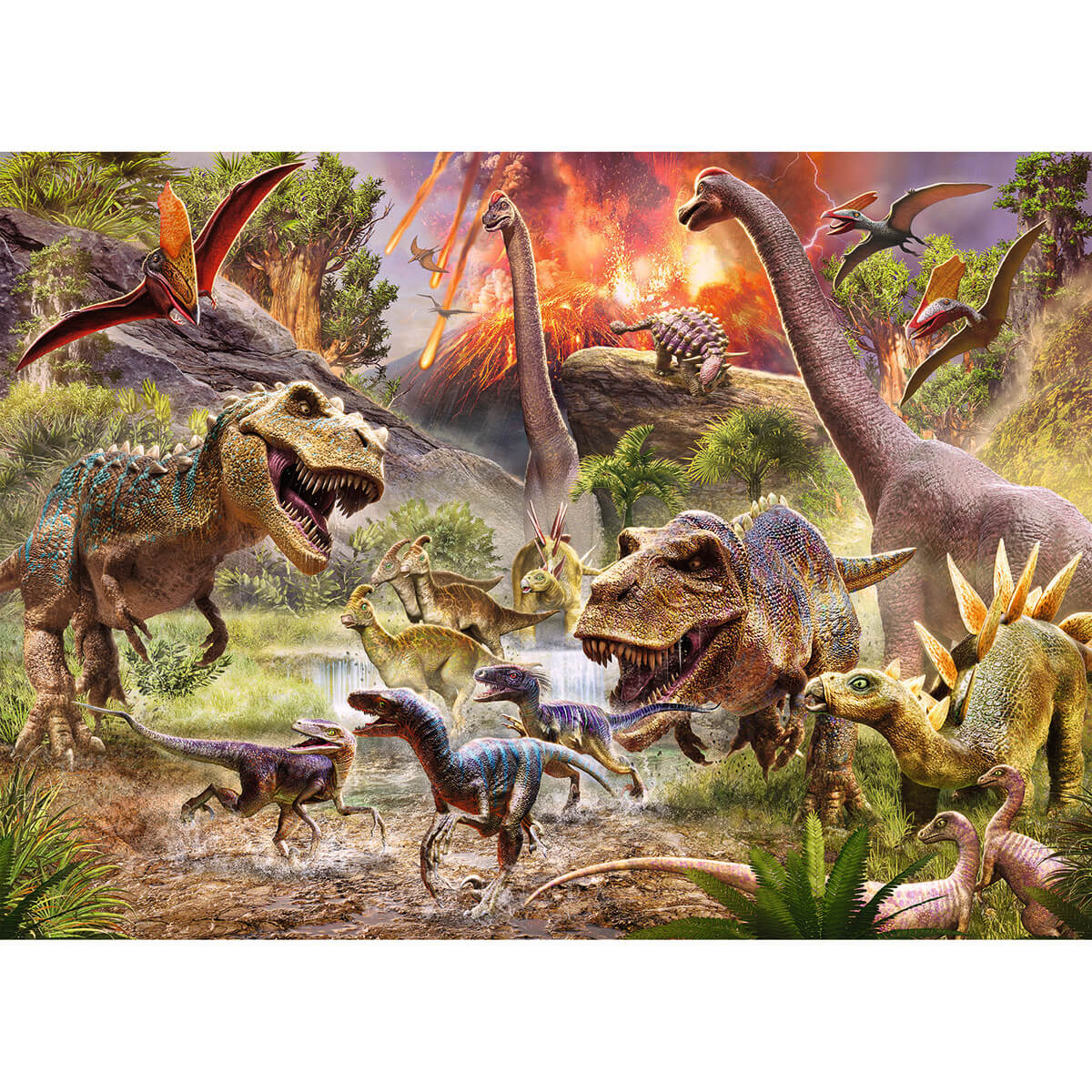 Ravensburger Dinosaur Dash 60 Piece Puzzle