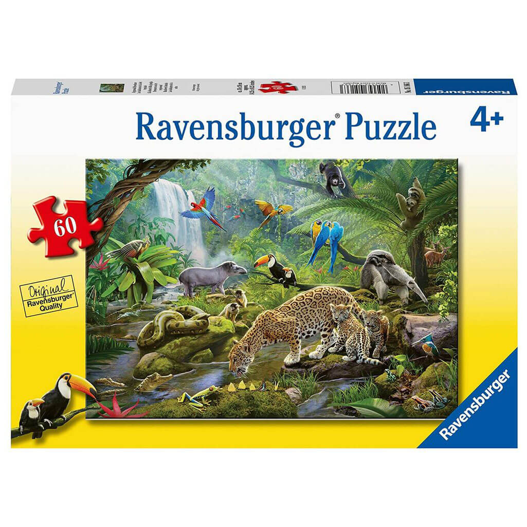 Ravensburger Rainforest Animals  60 Piece Puzzle