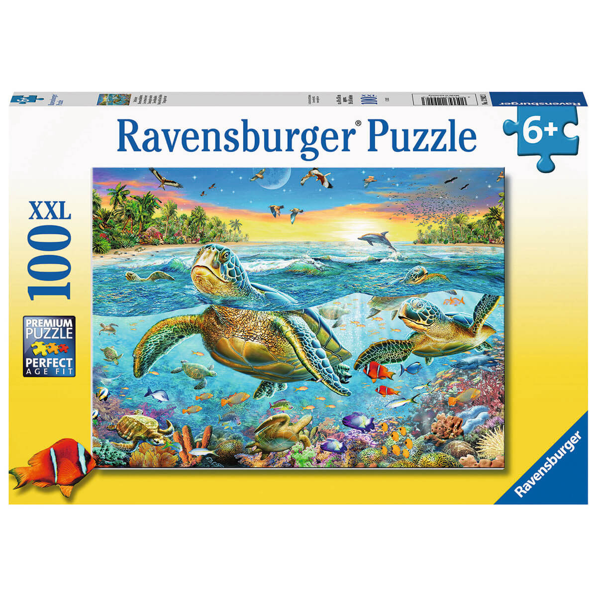 Ravensburger Swim with Sea Turtles 100 Piece Puzzle