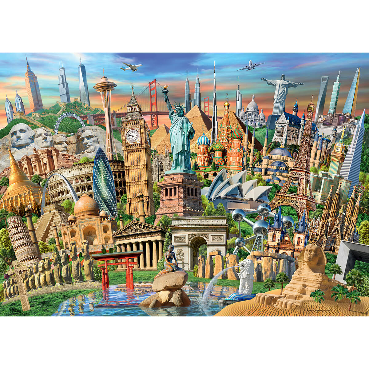 Ravensburger World Landmarks  1000 Piece Puzzle