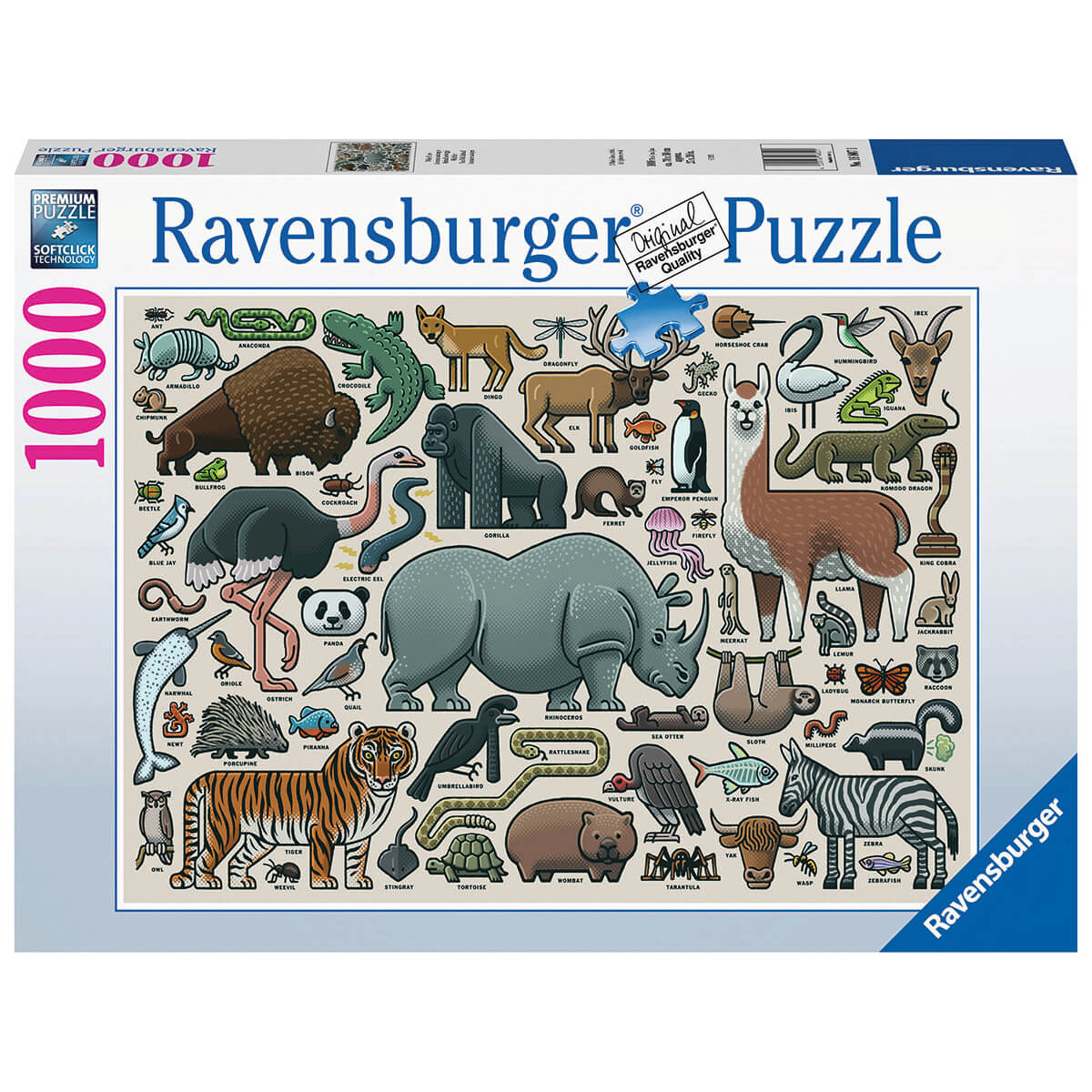 Ravensburger You Wild Animal 1000 Piece Puzzle