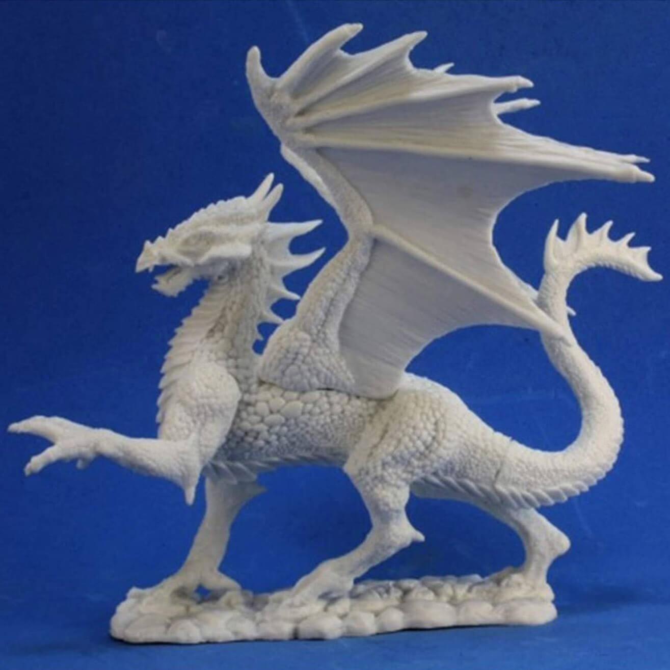 Reaper Bones Dark Heaven Silver Dragon Miniature