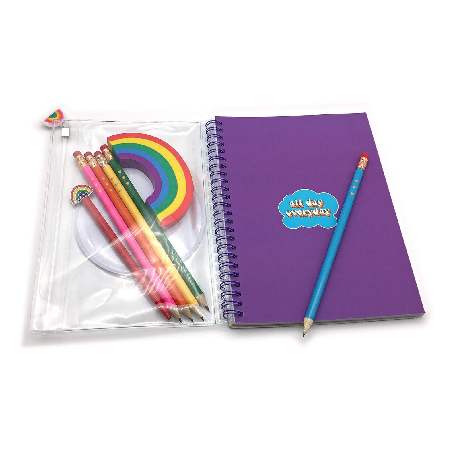 Snifty Good Vibes Only Pencil Pouch Journal
