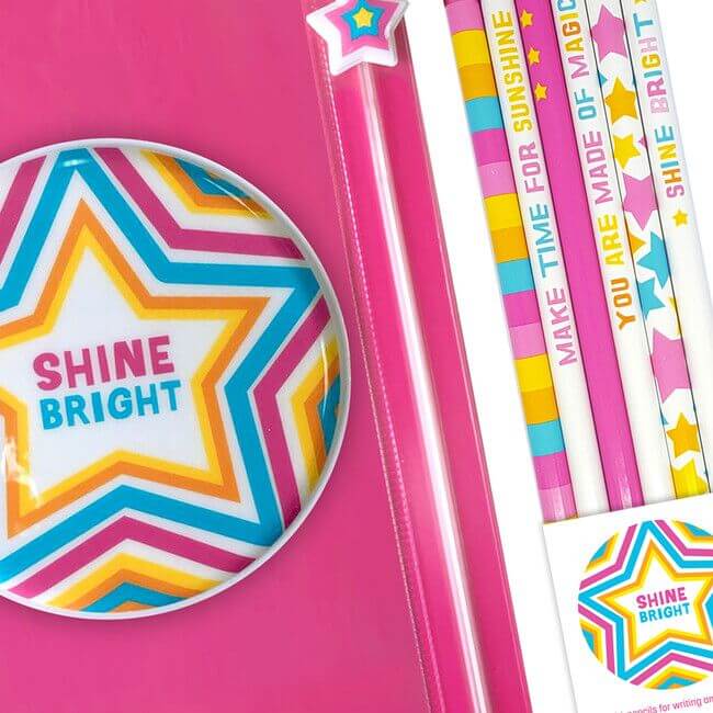 Snifty Shine Bright Pencil Pounch Journal
