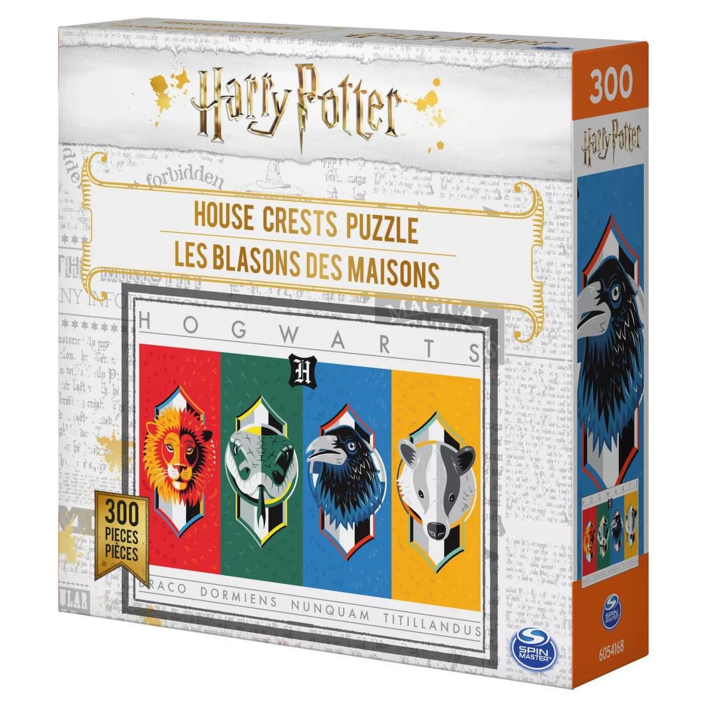 Spin Master Harry Potter House Crests 300 Piece Puzzle