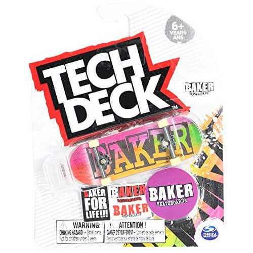 Tech Deck Flip Baker for Life Ultra Rare Fingerboard