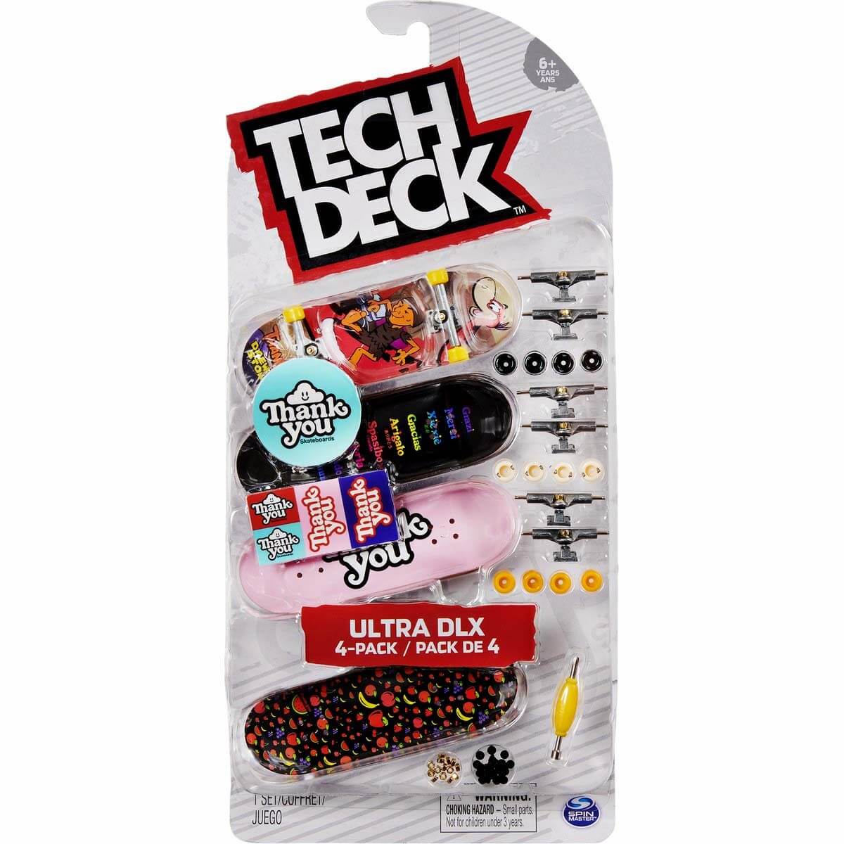 Tech Deck Ultra DLX 4-Pack Thank you Fingerboard