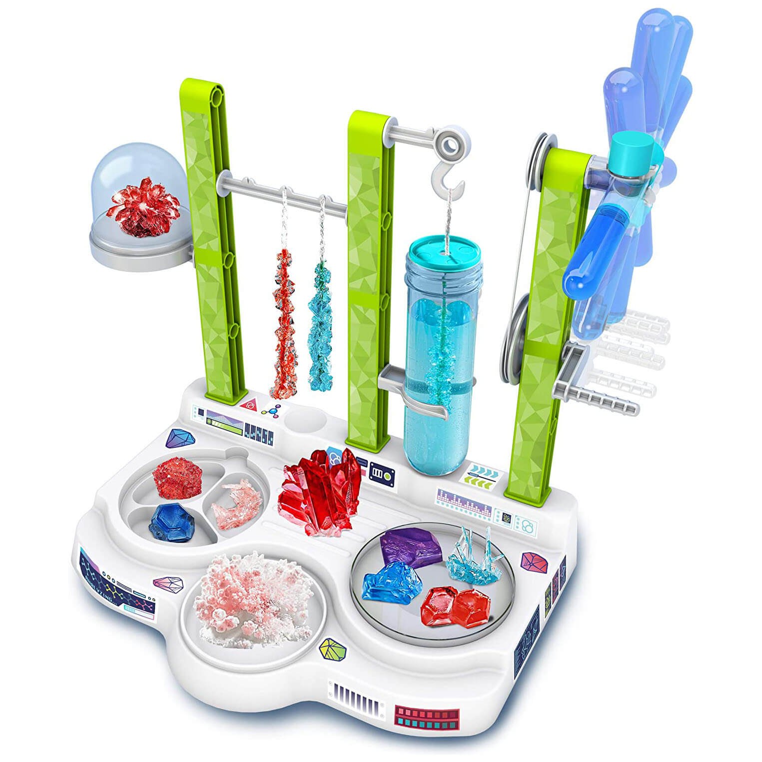 Thames and Kosmos Ooze Labs: Colorful Crystal Lab 32 Piece Science Set