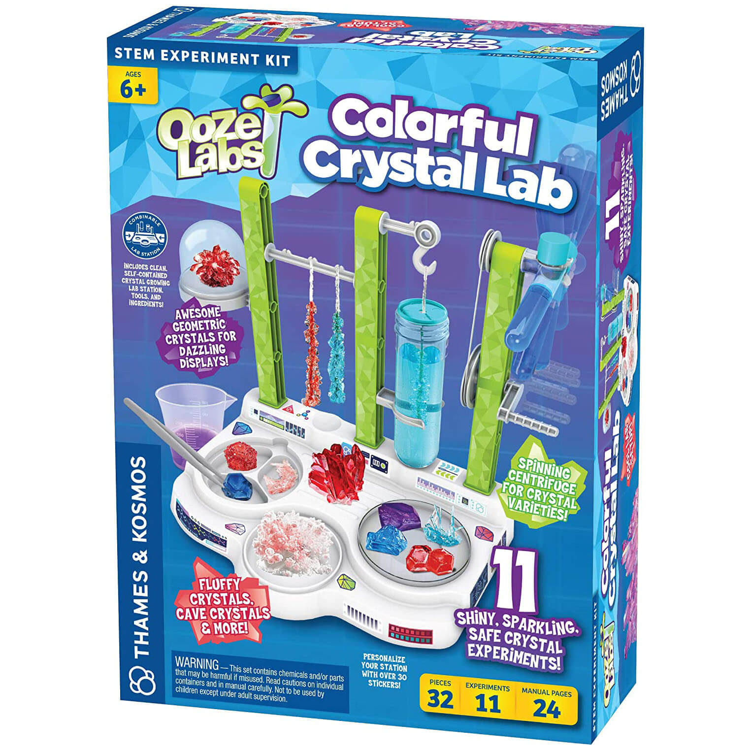 Thames and Kosmos Ooze Labs: Colorful Crystal Lab Science Set