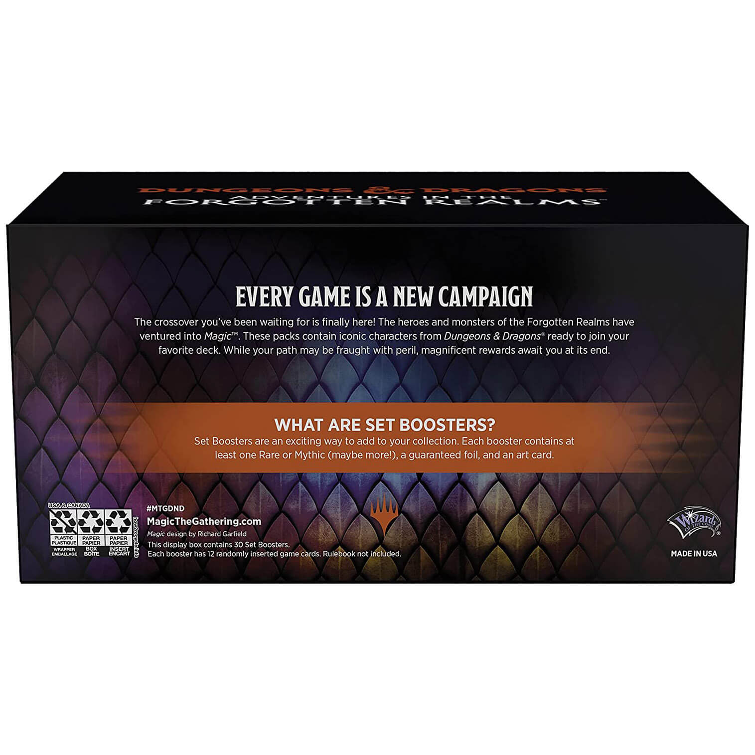 Magic: The Gathering Adventures in the Forgotten Realms Set Booster Box