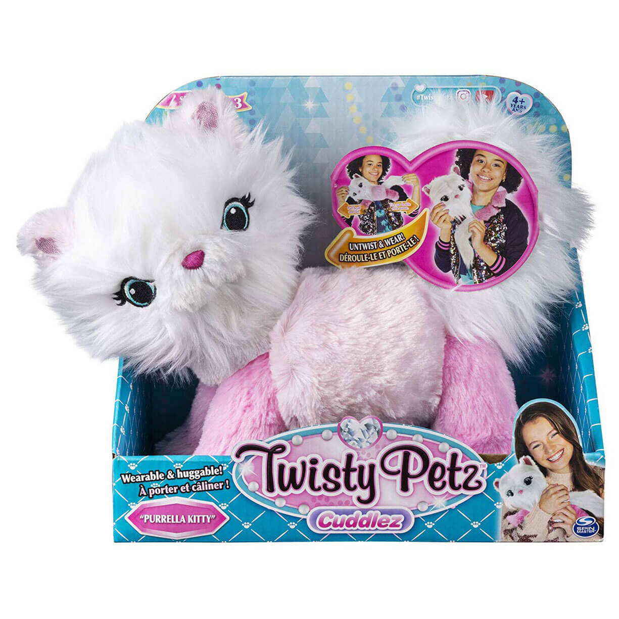 Twisty Petz Cuddlez Series 3 Purrella Kitty Plush