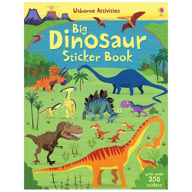 Usborne Big Dinosaur Sticker Book (Sticker Activity Books)