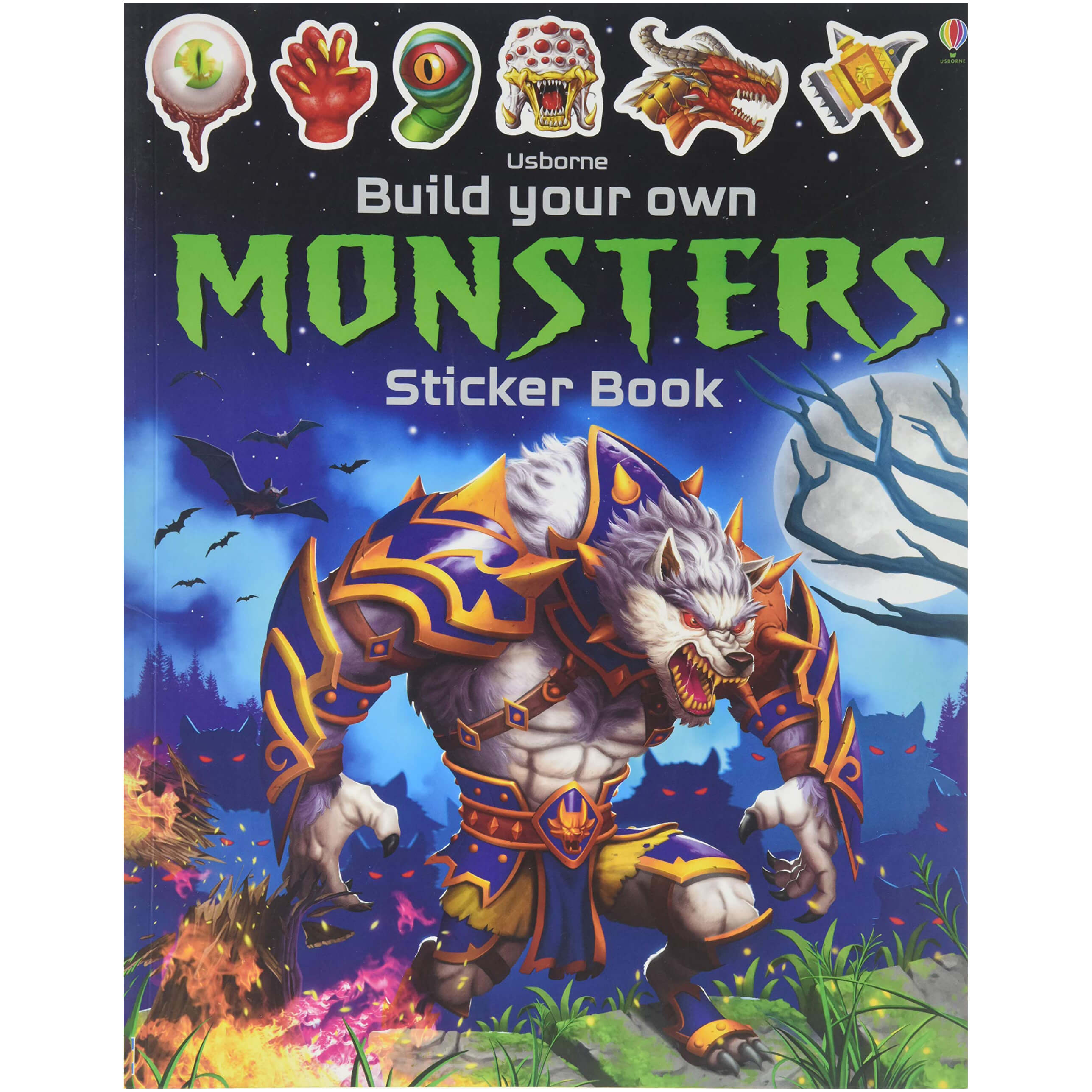 Usborne Build Your Own Monsters Sticker Book