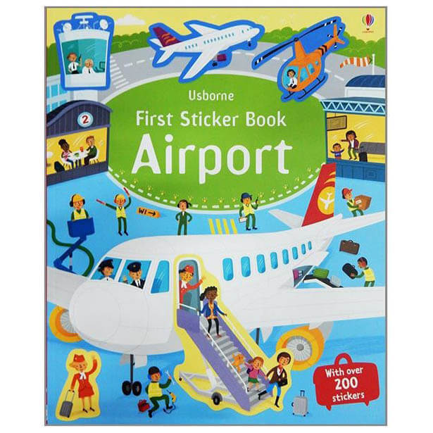 Usborne First Sticker Book Airport (First Sticker Books)
